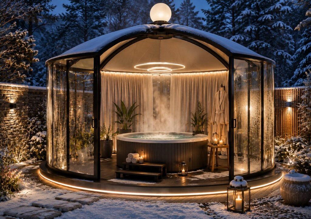 Možnosť využitia pavilónu Aura ako wellness