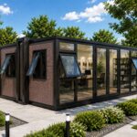 Small 28 Office Luxury – presklená predná fasáda